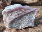 Natural Pink Rubellite Tourmaline Specimens x 3 From Karibib, Namibia - Toprock Gemstones and Minerals 