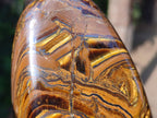 Polished Banded Tiger Iron Standing Display Pieces x 2 From South Africa - Toprock Gemstones and Minerals 