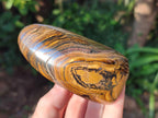 Polished Banded Tiger Iron Standing Display Pieces x 2 From South Africa - Toprock Gemstones and Minerals 