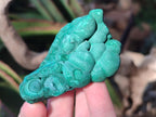 Natural Botryoidal Malachite Specimens x 6 From Congo - Toprock Gemstones and Minerals 