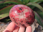 Polished Rhodonite Free Forms x 6 From Rhusinga, Zimbabwe - Toprock Gemstones and Minerals 