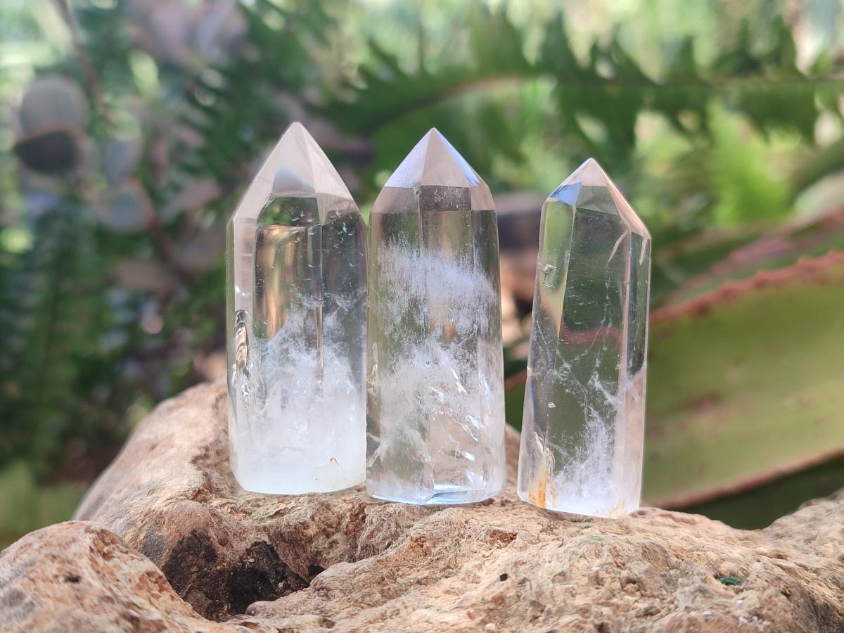 Polished Mixed Quartz Display Crystals x 35 From Madagascar - Toprock Gemstones and Minerals 