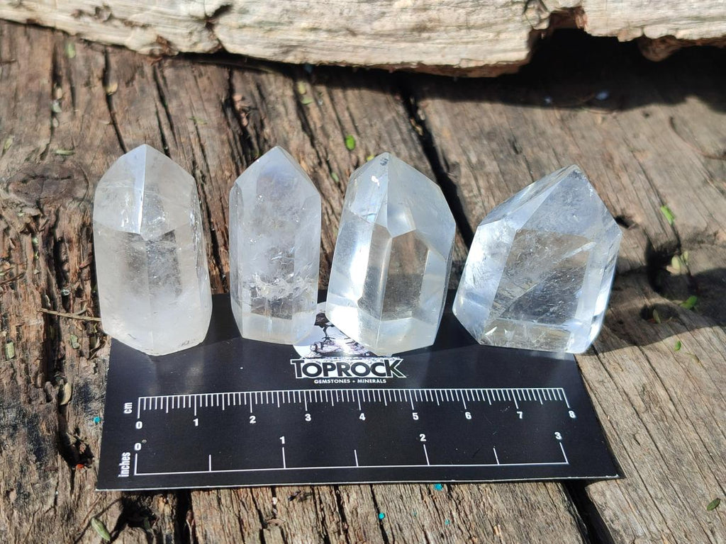 Polished Mixed Quartz Display Crystals x 35 From Madagascar - Toprock Gemstones and Minerals 