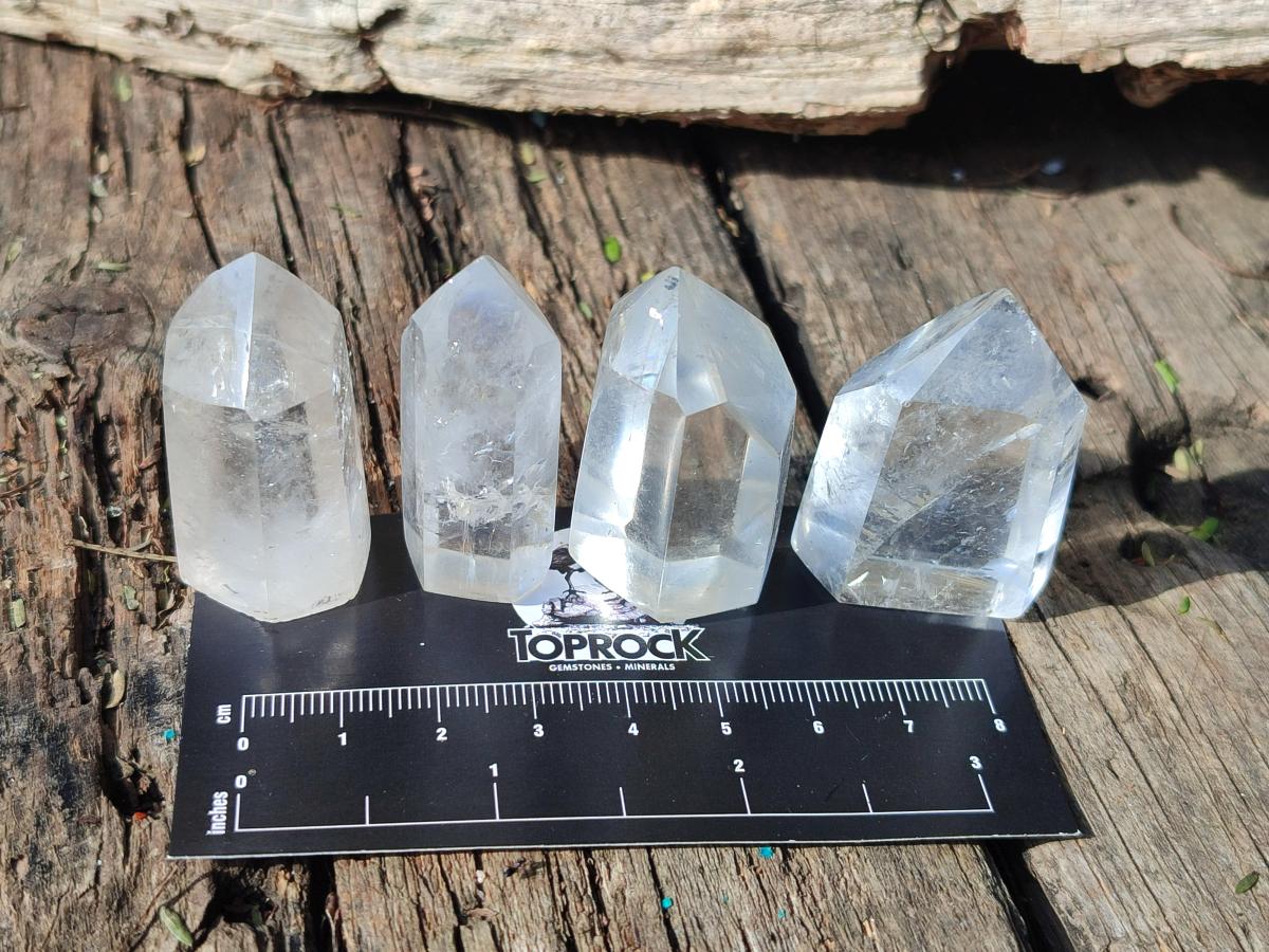 Polished Mixed Quartz Display Crystals x 35 From Madagascar - Toprock Gemstones and Minerals 