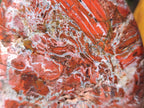 Polished Mix of Red, Flame and Brecciated Jasper Standing Display Pieces x 4 From Madagascar - Toprock Gemstones and Minerals 