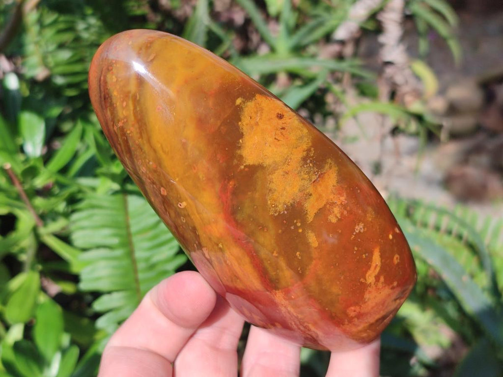 Polished Mix of Red, Flame and Brecciated Jasper Standing Display Pieces x 4 From Madagascar - Toprock Gemstones and Minerals 