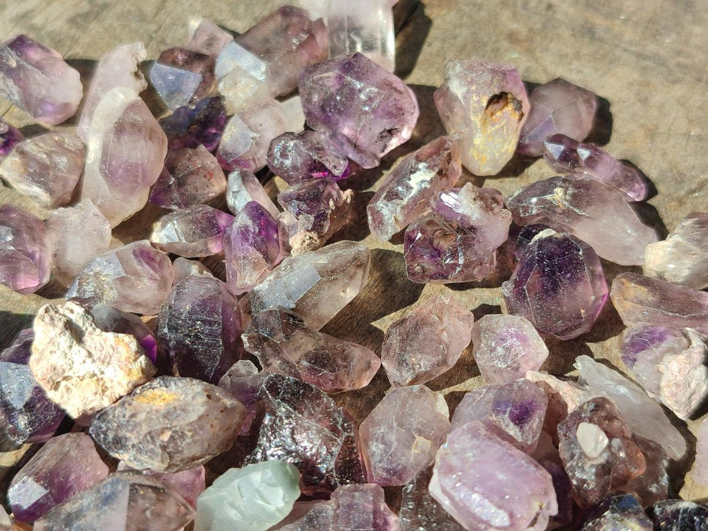 Natural Mini Window Amethyst Crystals x 0,9 Kg Lot From Chiredzi, Zimbabwe - Toprock Gemstones and Minerals 