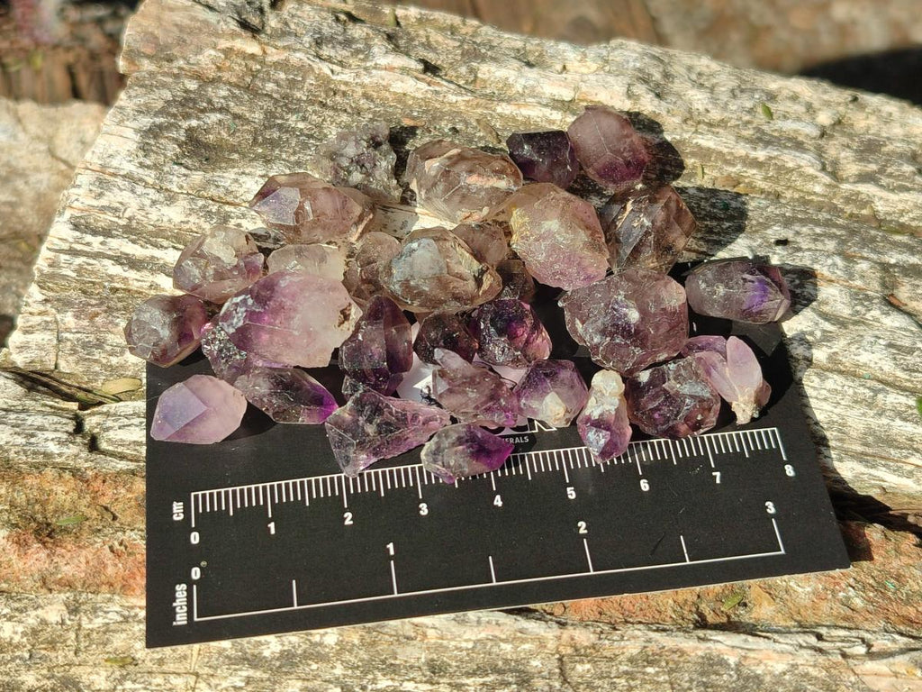 Natural Mini Window Amethyst Crystals x 0,9 Kg Lot From Chiredzi, Zimbabwe - Toprock Gemstones and Minerals 