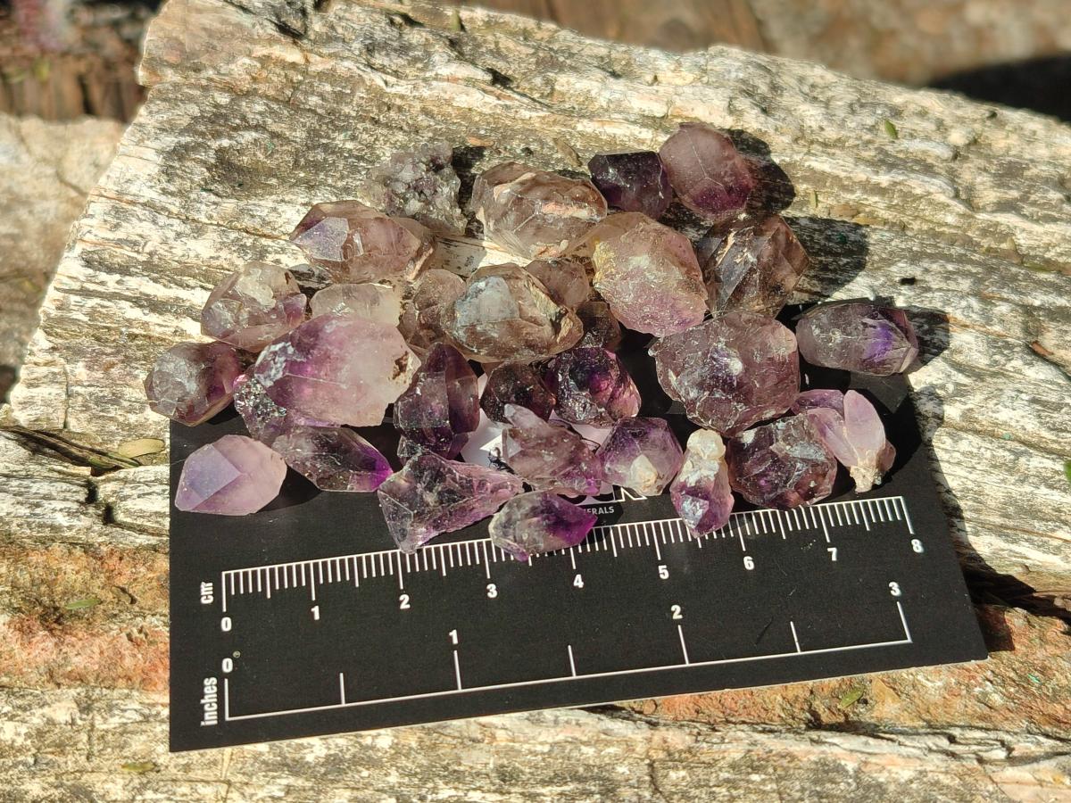 Natural Mini Window Amethyst Crystals x 0,9 Kg Lot From Chiredzi, Zimbabwe - Toprock Gemstones and Minerals 