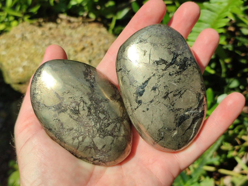 Polished Basalt Pharaoh Stone Free Forms x 6 From Iron Duke Mine, Zimbabwe - Toprock Gemstones and Minerals 