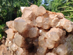 Natural XXL Cascading White Phantom Smokey Luena Quartz Cluster x 1 From Luena, Congo - Toprock Gemstones and Minerals 