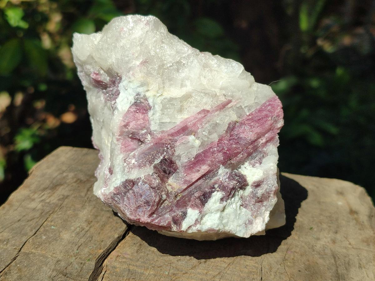 Natural Pink Rubellite Tourmaline Specimens x 3 From Karibib, Namibia - Toprock Gemstones and Minerals 