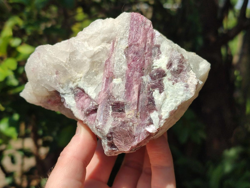 Natural Pink Rubellite Tourmaline Specimens x 3 From Karibib, Namibia - Toprock Gemstones and Minerals 