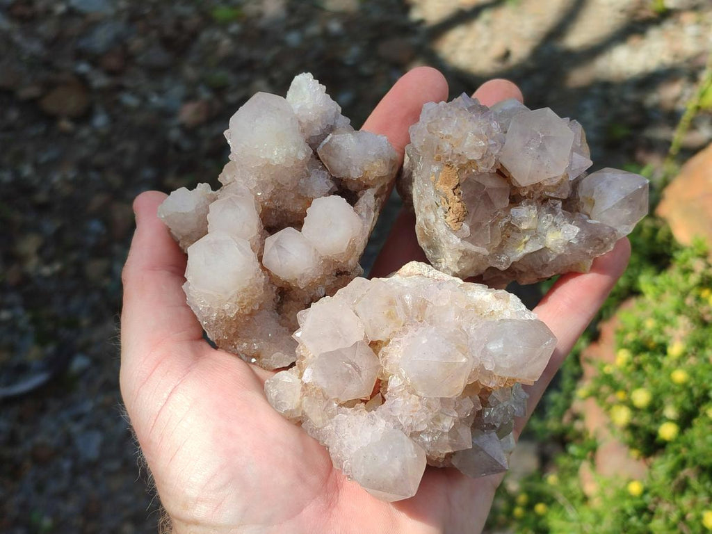 Natural Lilac Spirit Amethyst Clusters x 6 From Boekenhouthoek, South Africa - Toprock Gemstones and Minerals 