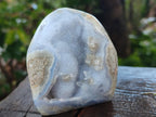 Polished Blue Lace Agate Standing Display Pieces x 2 From Nsanje, Malawi - Toprock Gemstones and Minerals 
