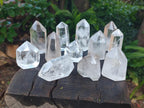 Polished Clear Quartz Display Crystals x 12 From Madagascar - Toprock Gemstones and Minerals 