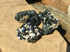 Natural Schorl Black Tourmaline Specimens with Inclusions x 35 From Erongo, Namibia - Toprock Gemstones and Minerals 