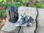 Natural Schorl Black Tourmaline Specimens with Inclusions x 35 From Erongo, Namibia - Toprock Gemstones and Minerals 