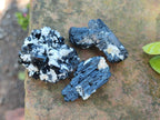 Natural Schorl Black Tourmaline Specimens with Inclusions x 35 From Erongo, Namibia - Toprock Gemstones and Minerals 