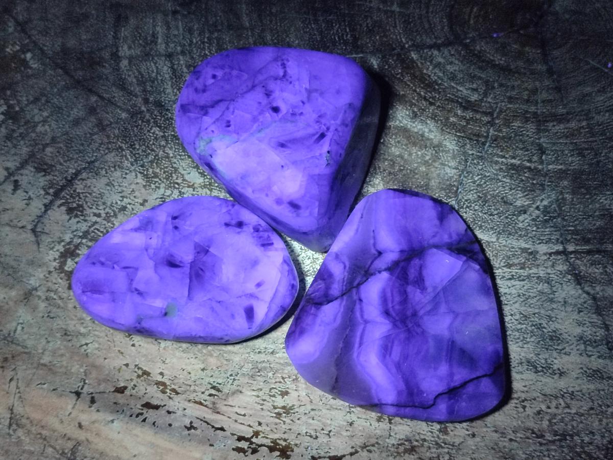 Polished Watermelon Fluorite Free Forms x 24 From Uis, Namibia - Toprock Gemstones and Minerals 