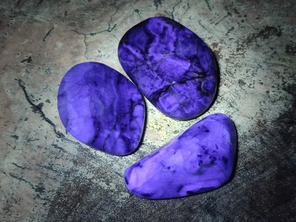 Polished Watermelon Fluorite Free Forms x 24 From Uis, Namibia - Toprock Gemstones and Minerals 