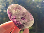 Polished Watermelon Fluorite Free Forms x 24 From Uis, Namibia - Toprock Gemstones and Minerals 