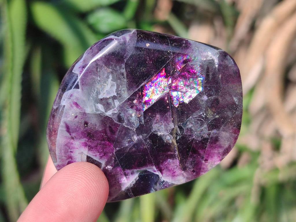 Polished Watermelon Fluorite Free Forms x 24 From Uis, Namibia - Toprock Gemstones and Minerals 