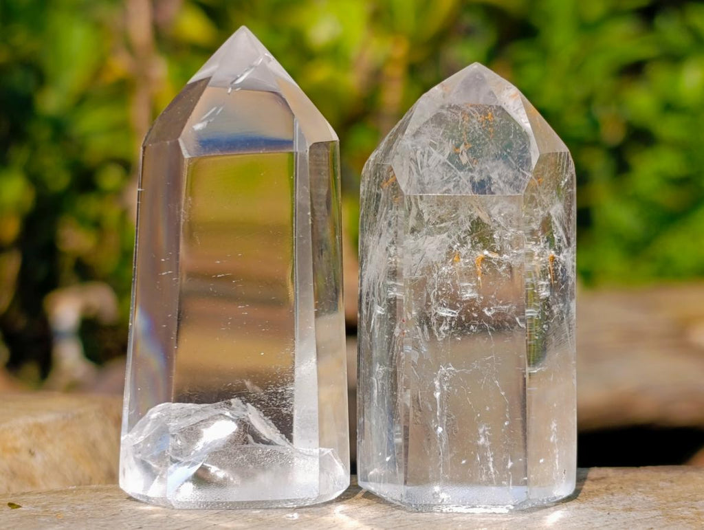 Polished Clear Quartz Display Crystals x 24 From Madagascar - Toprock Gemstones and Minerals 