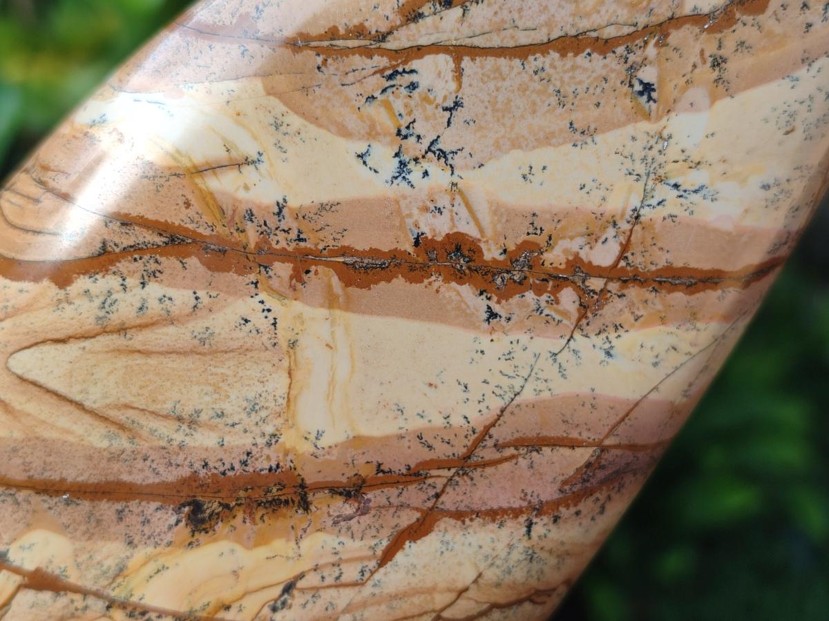 Polished Picture Stone Jasper Standing Display Pieces x 2 From Ais-Ais, Namibia - Toprock Gemstones and Minerals 