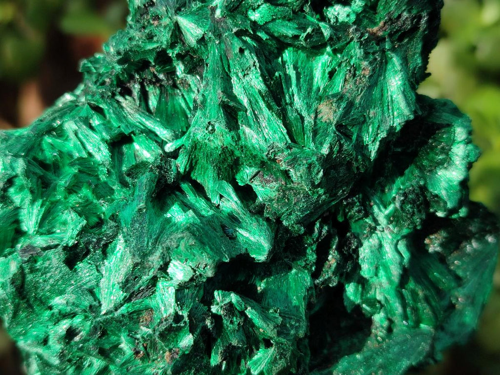 Natural Silky Malachite Specimens x 4 From Kasompe, Congo - Toprock Gemstones and Minerals 