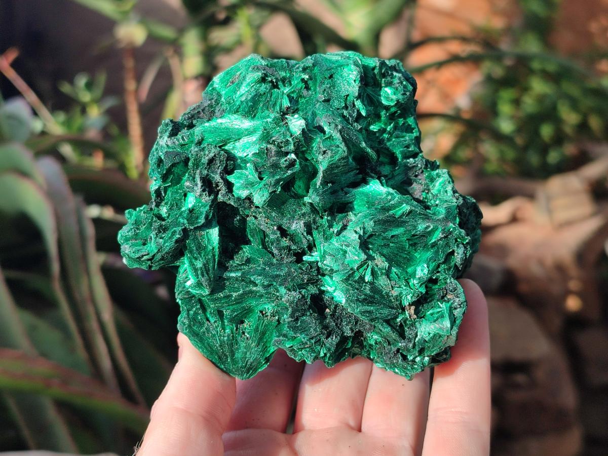 Natural Silky Malachite Specimens x 4 From Kasompe, Congo - Toprock Gemstones and Minerals 
