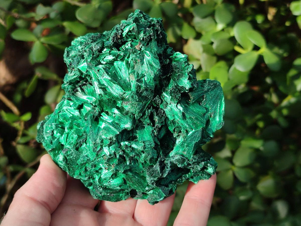 Natural Silky Malachite Specimens x 4 From Kasompe, Congo - Toprock Gemstones and Minerals 