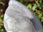Polished Blue Lace Agate Standing Display Pieces x 2 From Nsanje, Malawi - Toprock Gemstones and Minerals 