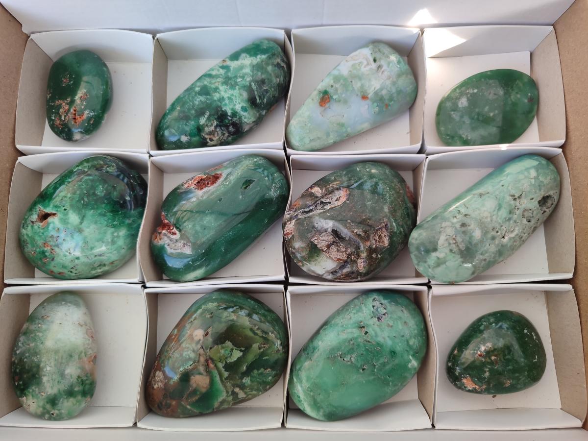 Polished Mtorolite Free Forms x 12 From Mutorashanga, Zimbabwe - Toprock Gemstones and Minerals 
