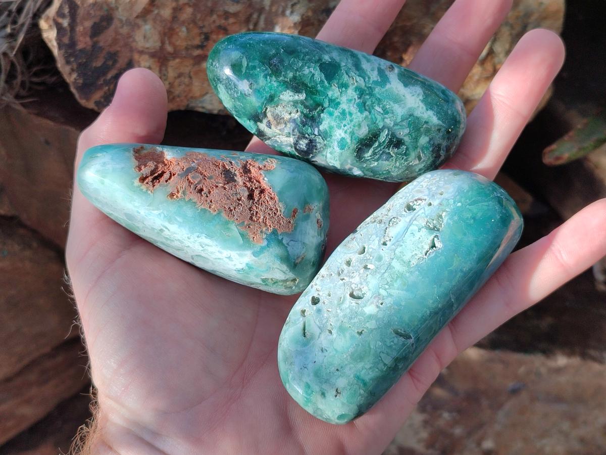 Polished Mtorolite Free Forms x 12 From Mutorashanga, Zimbabwe - Toprock Gemstones and Minerals 