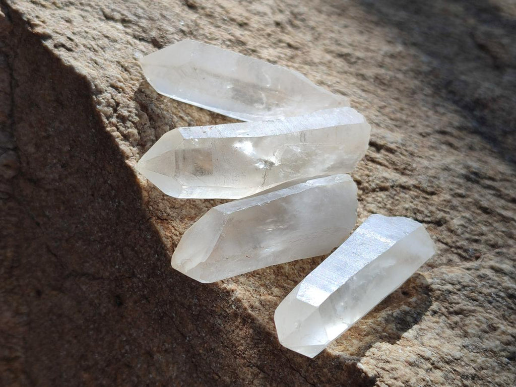 Natural Malagasy Clear Quartz Crystals x 48 From Madagascar - Toprock Gemstones and Minerals 