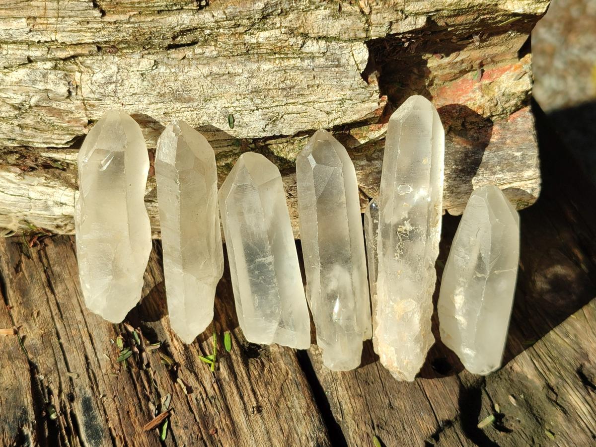 Natural Malagasy Clear Quartz Crystals x 48 From Madagascar - Toprock Gemstones and Minerals 
