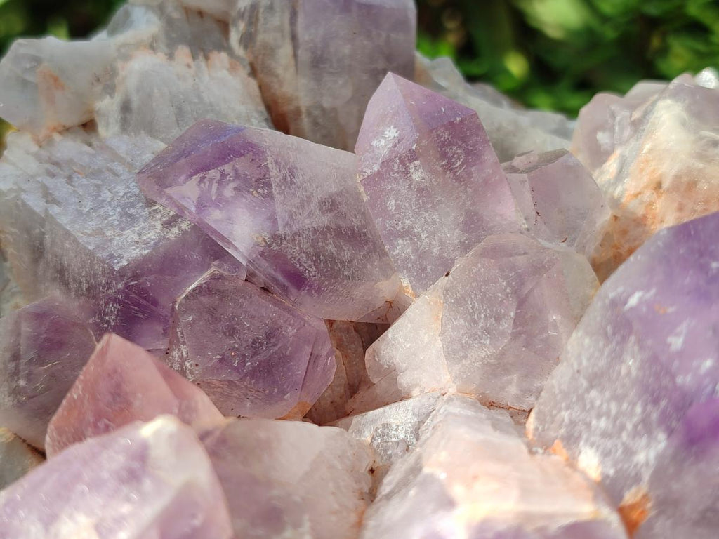 Natural Jacaranda Amethyst Crystal Clusters x 2 From Mumbwa, Zambia - Toprock Gemstones and Minerals 