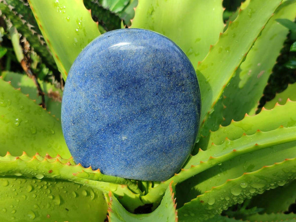Polished Lazulite Standing Free Forms x 2 From Madagascar - Toprock Gemstones and Minerals 