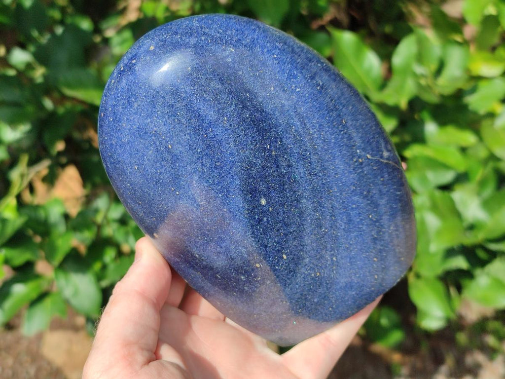 Polished Lazulite Standing Free Forms x 2 From Madagascar - Toprock Gemstones and Minerals 