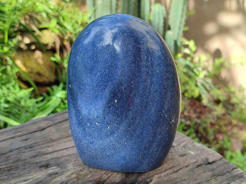 Polished Lazulite Standing Free Forms x 2 From Madagascar - Toprock Gemstones and Minerals 
