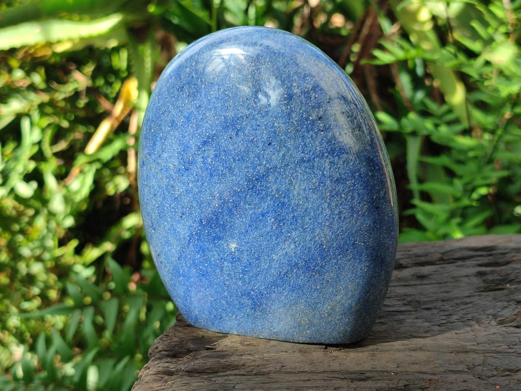 Polished Lazulite Standing Free Forms x 2 From Madagascar - Toprock Gemstones and Minerals 