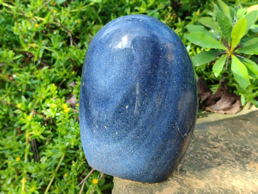 Polished Lazulite Standing Free Forms x 2 From Madagascar - Toprock Gemstones and Minerals 