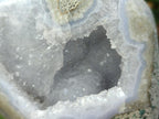 Polished Blue Lace Agate Standing Display Pieces x 2 From Nsanje, Malawi - Toprock Gemstones and Minerals 