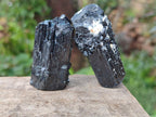 Natural Schorl Black Tourmaline with Associated Minerals x 12 From Erongo, Namibia - Toprock Gemstones and Minerals 