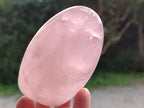 Polished Gemmy Rose Quartz Standing Display Pieces x 2 From Madagascar - Toprock Gemstones and Minerals 