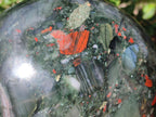 Polished Giant Bloodstone Sphere x 1 From Swaziland - Toprock Gemstones and Minerals 