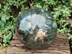 Polished Giant Bloodstone Sphere x 1 From Swaziland - Toprock Gemstones and Minerals 