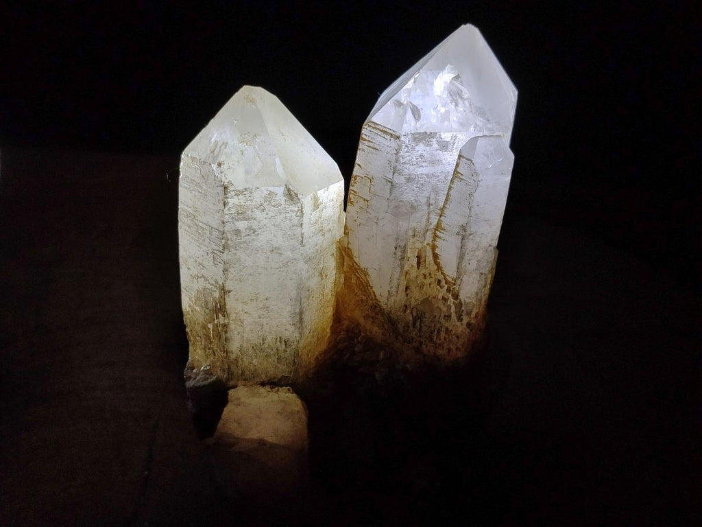 Natural Large Malagasy Quartz Crystal Clusters x 2 From Madagascar - Toprock Gemstones and Minerals 