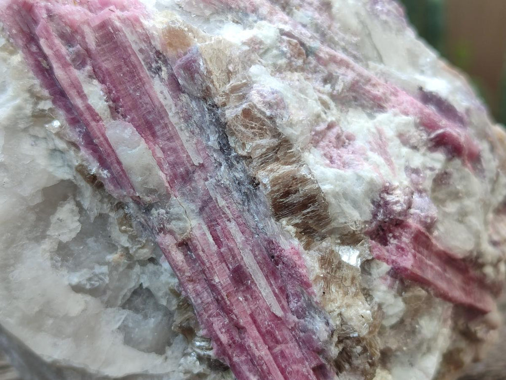 Natural Pink Rubellite Tourmaline Specimens x 3 From Karibib, Namibia - Toprock Gemstones and Minerals 